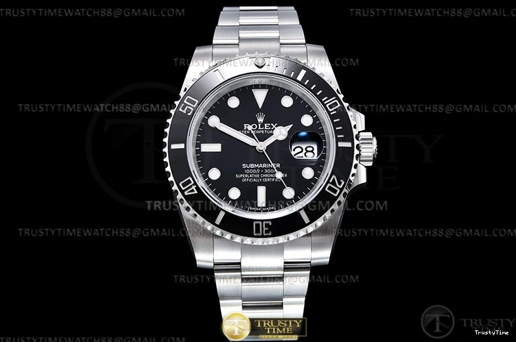 0128 ROLSUB0424A – Submariner 116610LN 904L SS SS Blk KING VS Affordable 1049